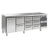 Gram Professional Refrigerated Workbench 8 Drawers and 1 door | 668 litres