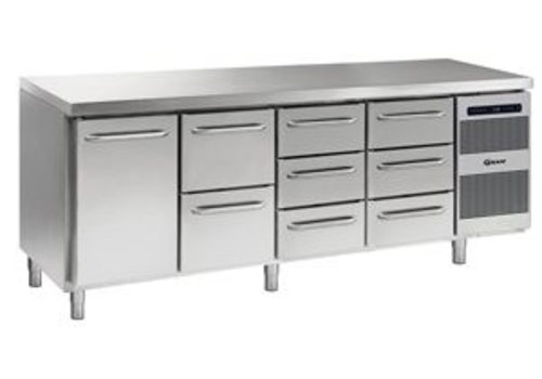  Gram Professional Refrigerated Workbench 8 Drawers and 1 door | 668 litres 