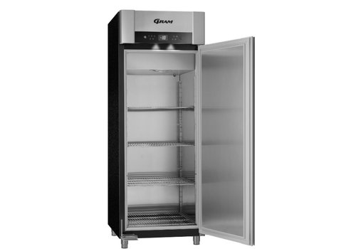  Gram Hoshizaki Gram Edelstahl-Gefrierschrank schwarz | 2/1 GN | 614 Liter 