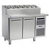 Gram Gram stainless steel refrigerated workbench | 2 doors and 6x1/3 GN | 345 liters