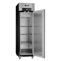 Gram Edelstahl-Gefrierschrank Euronorm schwarz | 465 Liter
