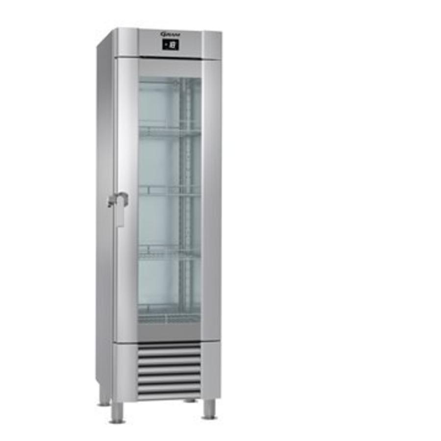 Congélateur marin en acier inoxydable | porte vitrée | 407 L