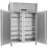 Stainless steel freezer double door | 1270 liters