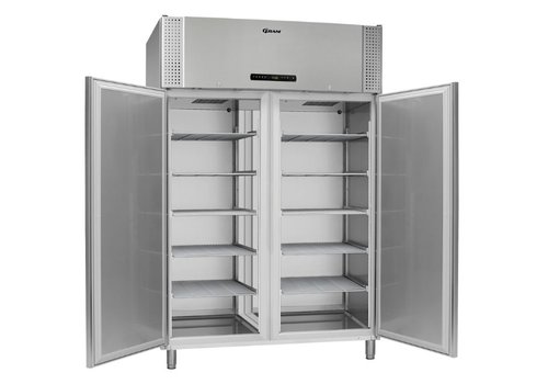  Gram Congélateur double porte en acier inoxydable | 1270 litres 