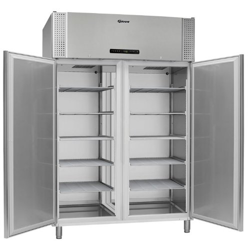  Gram RVS vrieskast dubbeldeurs | 1270 liter 