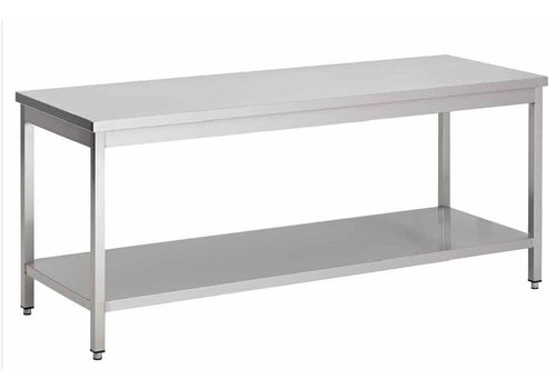  HorecaTraders Stainless steel work table removable | 100x85x60cm 