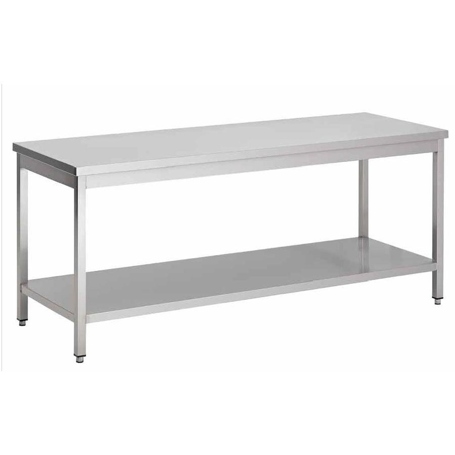 Table de travail en acier inoxydable, démontable | 100 x 85 x 60 cm