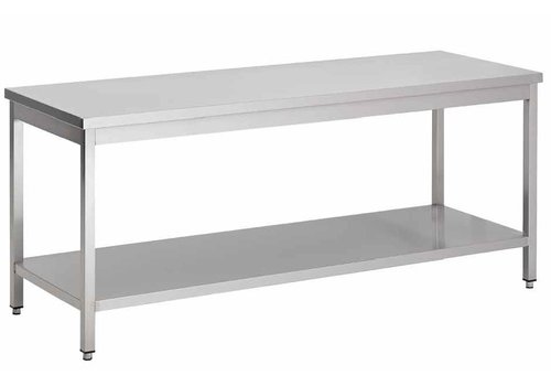  Combisteel Stainless steel work table with base | 8 sizes 