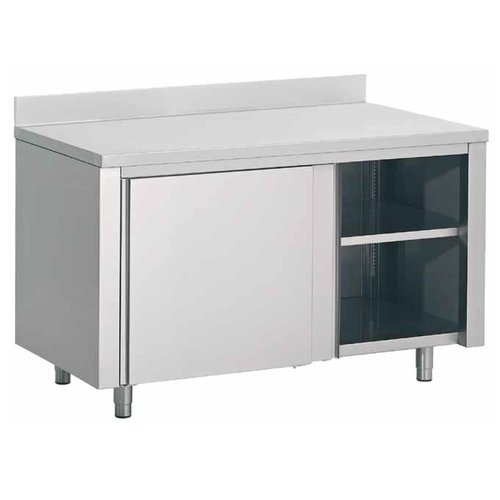  Combisteel Werkzeugschrank mit Schiebetür Edelstahl | 200x70x(H)85cm 