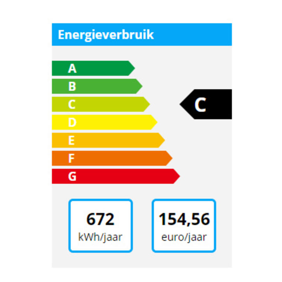 Réfrigérateur Standard Plus | acier inoxydable | 610 L