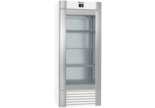  Gram Gram stainless steel glass / single door refrigerator white | 603 liters 