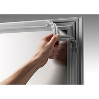 Stainless steel/vario silver depth cooling single door 2/1 GN