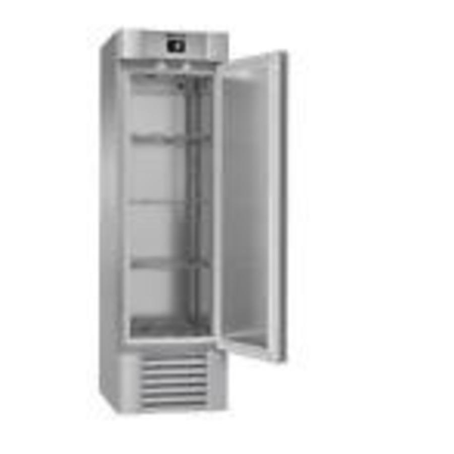 Congélateur réfrigéré en acier inoxydable | 2 portes | 286 litres