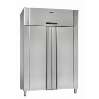 Congélateur double porte en acier inoxydable | 1400 litres
