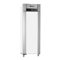 Gram stainless steel freezer euro standard white | 465 litres