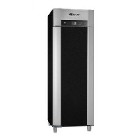 Gram stainless steel freezer euro standard black | 465 litres