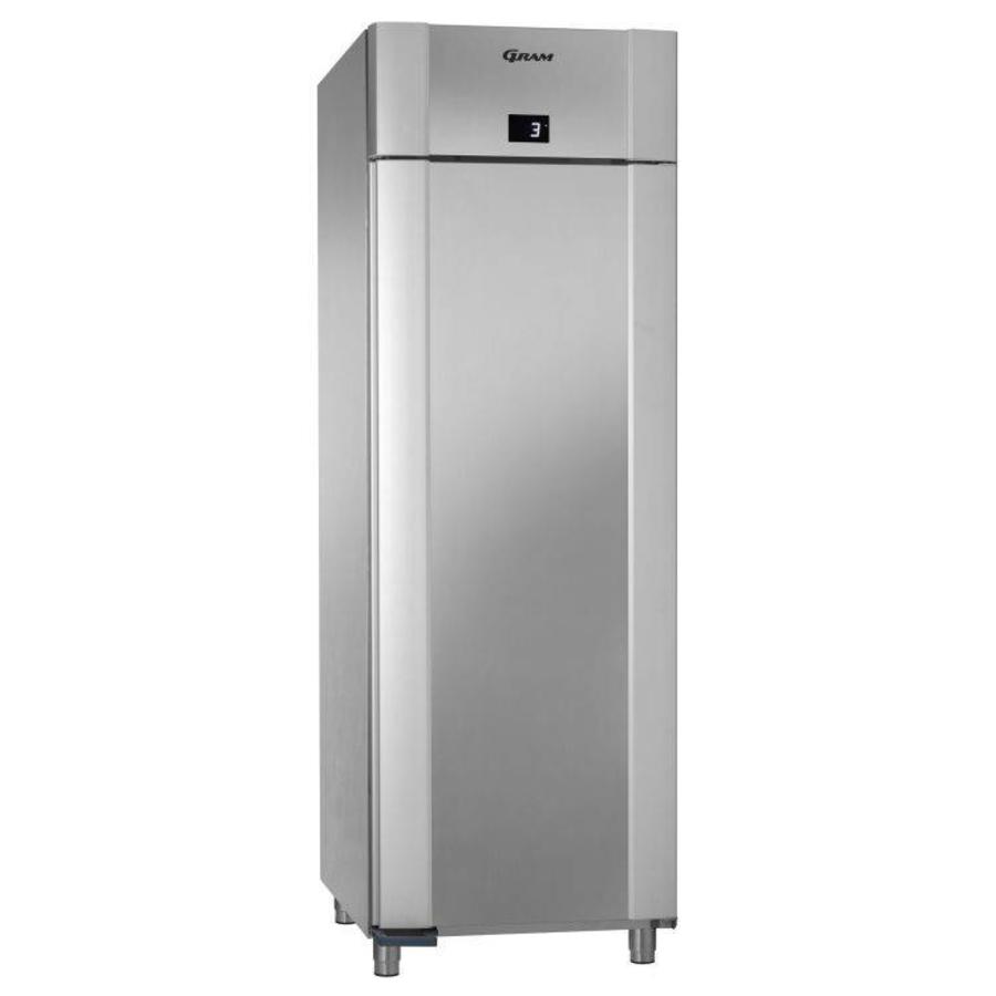 Gram Eco Plus freezer stainless steel | 610 L