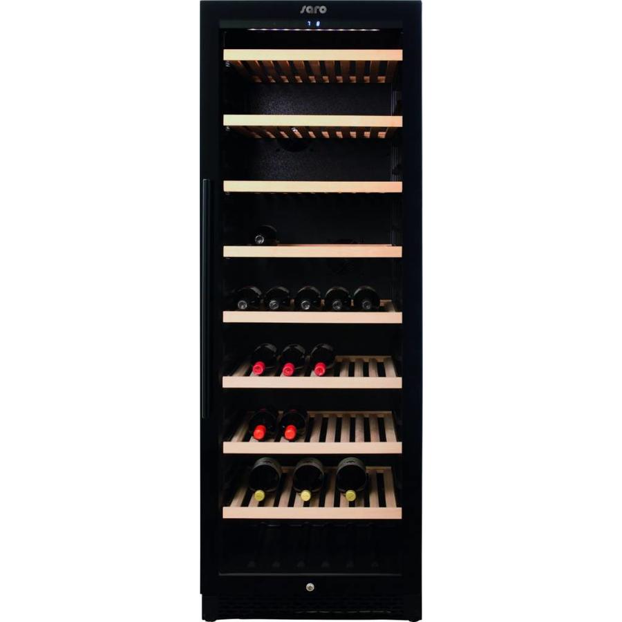 Wine Cooler With Glass Door & Led Lighting