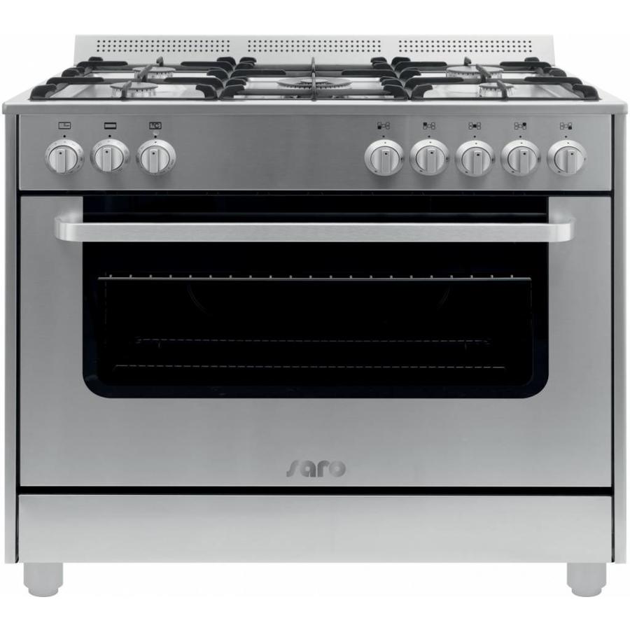 Stainless Steel Multifunction Cooker Gas Oven | 5 pits