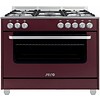 Saro Multifunctionele Kooktoestel Gas Oven | 5 Pits - Bordeaux