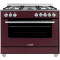 Multifunctional Cooker Gas Oven | 5 Pit - Bordeaux