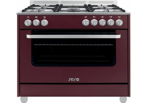  Saro Multifunctional Cooker Gas Oven | 5 Pit - Bordeaux 