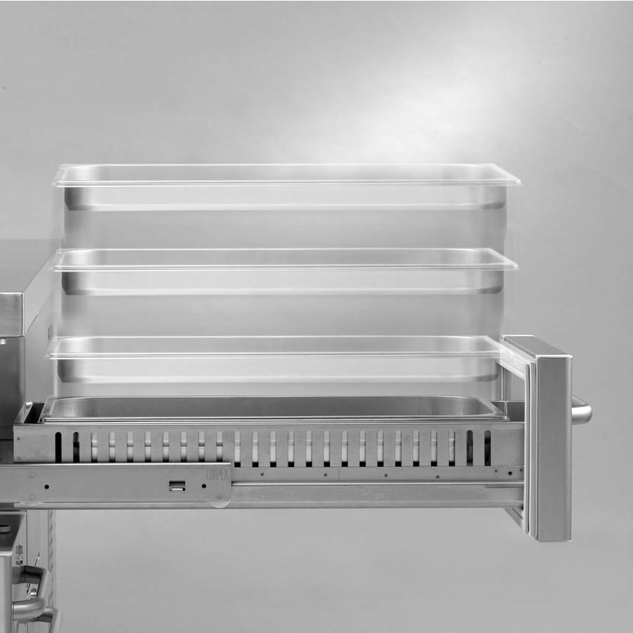 Banc de travail réfrigéré Gram Gastro | 1 porte | 2 tiroirs | 345 litres