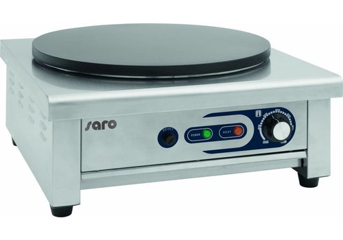  Saro Crêpe-Maschine für das Gastgewerbe | Ø 400 mm | Edelstahlgehäuse | 3 kW | 230 Volt 