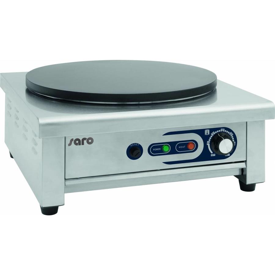 Horeca Crêpe device | Ø 400 mm | Stainless steel housing | 3 kW | 230 volt