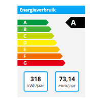 Rvs dieptekoeling enkeldeurs zwart | 2/1 GN | 614 liter