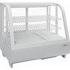Saro Counter-top refrigerated display case 100 liters - White