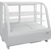 Counter-top refrigerated display case 100 liters - White