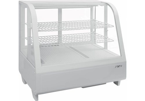  Saro Counter-top refrigerated display case 100 liters - White 