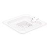 Vogue Couvercle Gastronorme 1/6 en plastique transparent