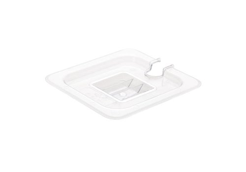  Vogue Couvercle Gastronorme 1/6 en plastique transparent 