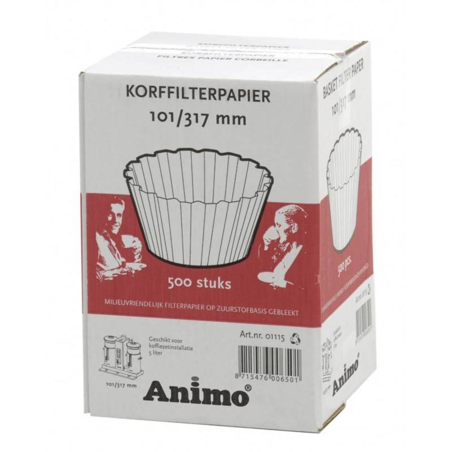 Papier filtre à panier 101/317 | CB 5 (F) / CN5e / CN5i
