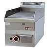 HorecaTraders Stainless Steel Gas Griddle - With Flat Plate | 29.5 x 47cm