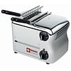 HorecaTraders Sandwichmaker 2 Zangen mit Timer | Silber