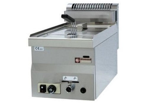  HorecaTraders Friteuse à gaz 8 litres modèle de table 6,8 kW 