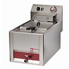 HorecaTraders Elektrische Fritteuse mit Hahn 2x8 Liter 7kW