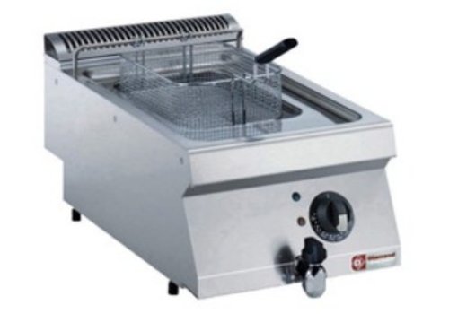  HorecaTraders Friteuse électrique | acier inoxydable | 7 litres | 400 V/5,4 kW 