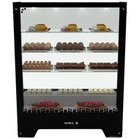 5-tier refrigerated display case for pastries