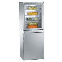 Réfrigérateur sous-comptoir FKUv 1663 | acier inoxydable | Porte vitrée