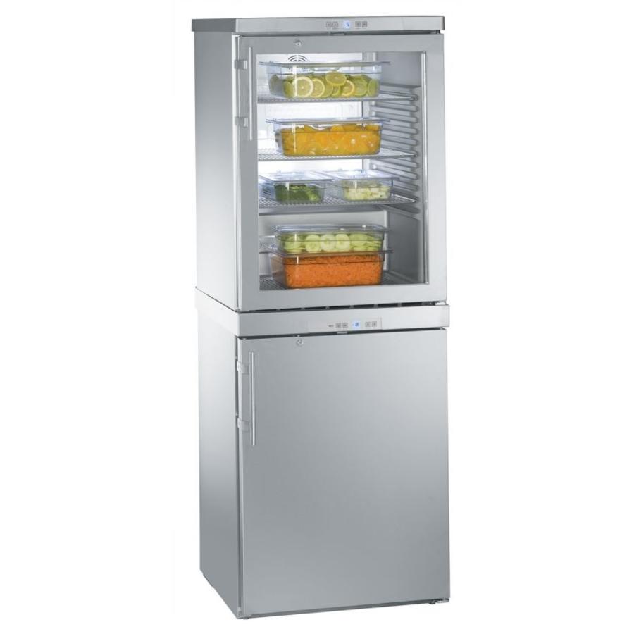 FKUv 1663 Undercounter Refrigerator | stainless steel | Glass door