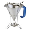 APS Stainless steel funnel with plastic handle