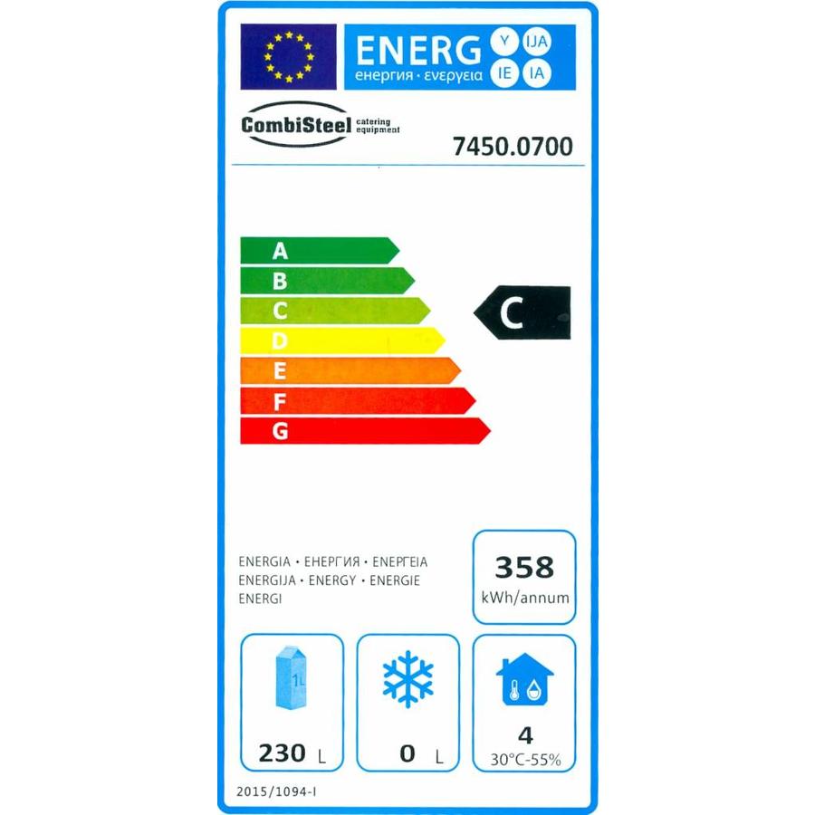 Réfrigérateur avec ventilateur | 350 litres | TOP!