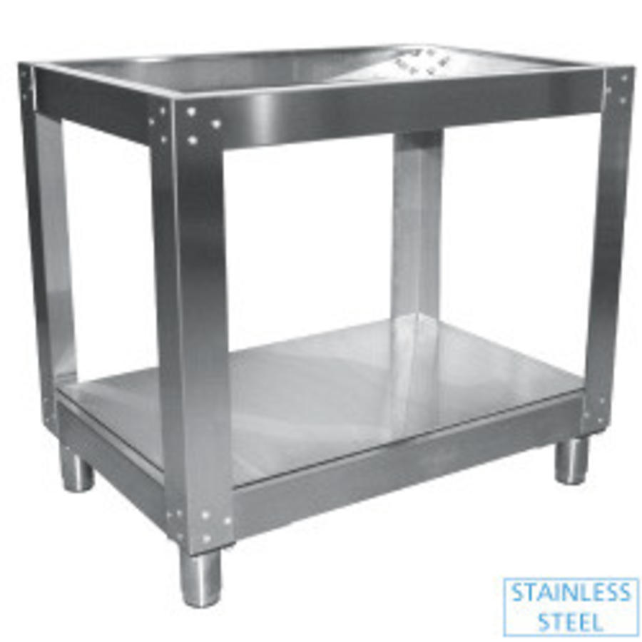 Stainless steel base for oven 98x110xh86 cm