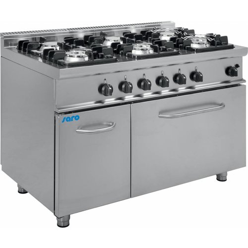  Saro Gas stove with gas oven | 6 Burners 