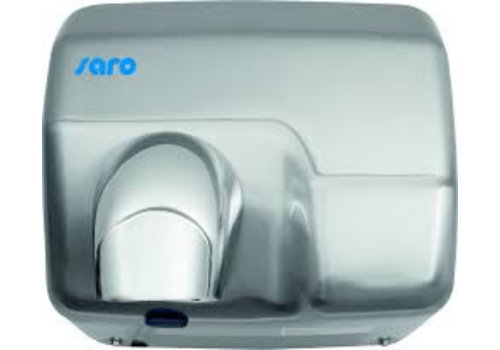  Saro Sèche-mains en acier inoxydable FABIAN – 2500 W – Sans contact – 27 x 20 x 24 cm 