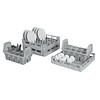 Saro Dishwasher basket set Grey